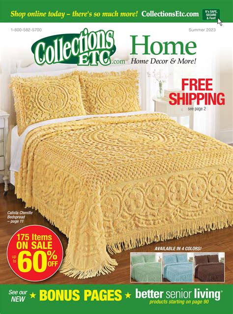 Collections etc com - Shop the 2024 Best of Spring Catalog on CollectionsEtc.com! Enjoy Buy Now Pay Later on affordable home, health, apparel, outdoor & seasonal products. You'll find 185 NEW ITEMS plus SALE up to 50% OFF!